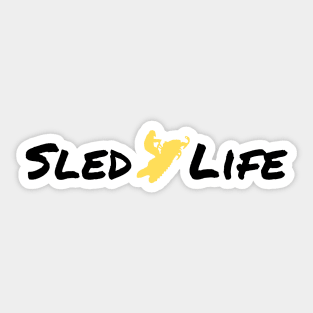 Sled Life Snowmobile snow mobile Sticker